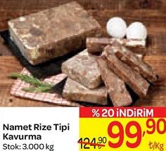 Namet Rize Tipi Kavurma Kg image