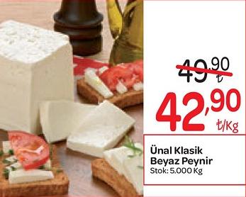 CarrefourSA Ünal Klasik Beyaz Peynir Kg