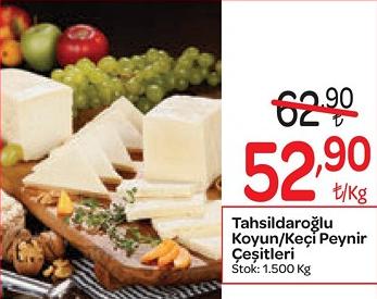 Tahsildaroğlu Koyun/Keçi Peynir Çeşitleri Kg image