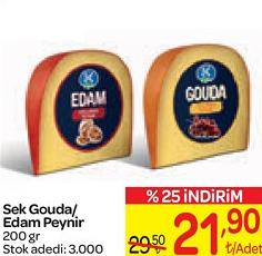 Sek Gouda/Edam Peynir 200 gr image