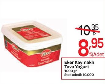 Eker Kaymaklı Tava Yoğurt 1000 gr image