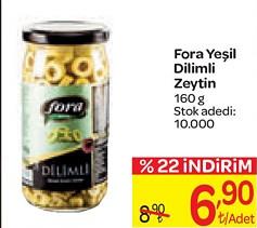 Fora Yeşil Dilimli Zeytin 160 g image