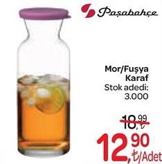 Paşabahçe Mor/Fuşya Karaf image