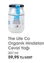 The Life Co Organik Hindistan Cevizi Yağı 337 ml image