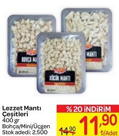 Lezzet Mantı Çeşitleri 400 gr image