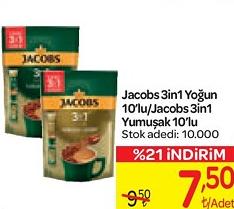 Jacobs 3in1 Yoğun 10'lu/Jacobs 3in1 Yumuşak 10'lu image