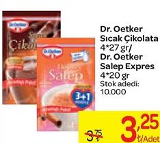 Dr. Oetker Sıcak Çikolata 4*27 gr/Dr. Oetker Salep Expres 4*20 gr image