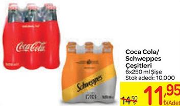 Coca Cola/Schweppes Çeşitleri 6x250 ml Şişe image