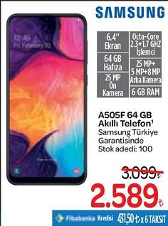 Samsung A505F 64 GB Akıllı Telefon Samsung Türkiye Garantisinde image