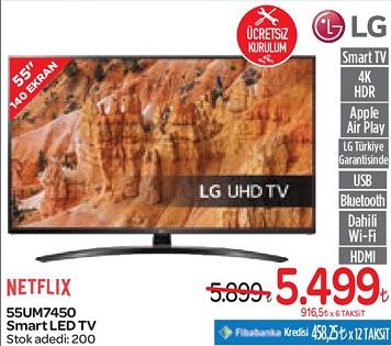 LG 55UM7450 Smart Led Tv image