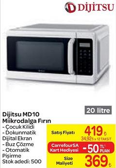 Dijitsu MD10 Mikrodalga Fırın 20 litre image