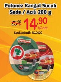 Polonez Kangal Sucuk Sade / Acılı 200 g image