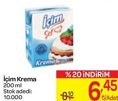 İçim Krema 200 ml image