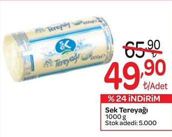 Sek Tereyağı 1000 g image