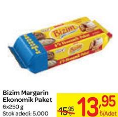 Bizim Margarin Ekonomik Paket 6x250 g image