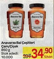 Anavarza Bal Çeşitleri Çam/Çiçek 850 g image