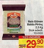 Reis Gönen Baldo Pirinç 2,5 Kg image