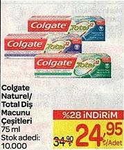 Colgate Naturel/Total Diş Macunu Çeşitleri 75 ml image