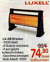 Luxell LX-2819 Isıtıcı 1200 Watt image