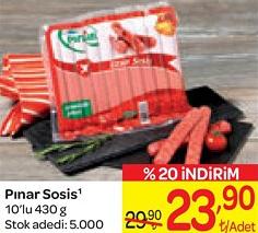 Pınar Sosis 10'lu 430 gr image