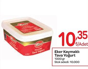 Eker Kaymaklı Tava Yoğurt 1000 gr image