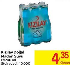 Kızılay Doğal Maden Suyu 6 Adet 200 ml image