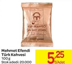 Mehmet Efendi Türk Kahvesi 100 g image