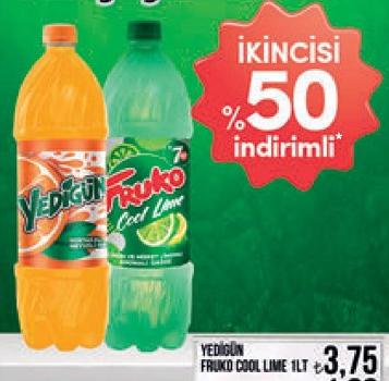 CarrefourSA Yedigün Fruko Cool Lime 1lt