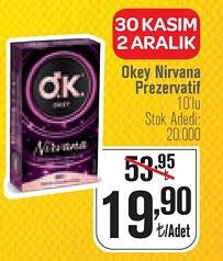 Okey Nirvana Prezervatif 10'lu image