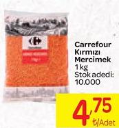 Carrefour Kırmızı Mercimek 1 Kg image