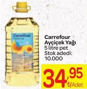 Carrefour Ayçiçek Yağı 5 litre Pet image