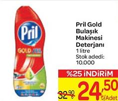 Pril Gold Bulaşık Makinesi Deterjanı 1 litre image