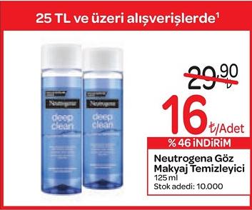 Neutrogena Göz Makyaj Temizleyici 125 ml image