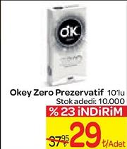 Okey Zero Prezervatif 10'lu image