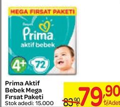 Prima Aktif Bebek Mega Fırsat Paketi image