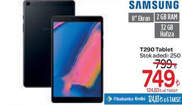 Samsung T290 Tablet 8'' Ekran 2 GB Ram 32 GB Hafıza image