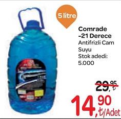 Comrade -21 Derece Antfrizli Cam Suyu 5 litre image