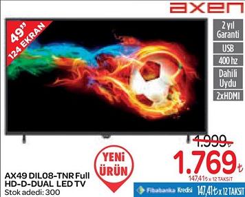 Axen AX49 DIL08-TNR Full HD-D-DUAL Led Tv image