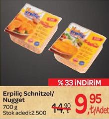 Erpiliç Schnitzel/Nugget 700 g image