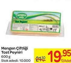 Mengen Çiftliği Tost Peyniri 600 g image