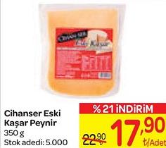 Cihanser Eski Kaşar Peynir 350 g image