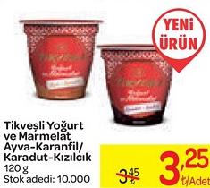 Tikveşli Yoğurt ve Marmelat Ayva-Karanfil/Karadut-Kızılcık 120 g image