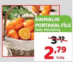 Sıkmalık Portakal File Kg image