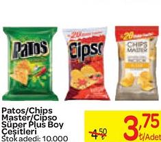 Patos/Chips Master/Cipso Süper Plus Boy Çeşitleri image