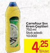 Carrefour Sıvı Krem Çeşitleri 750 ml image