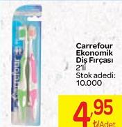 Carrefour Ekonomik Diş Fırçası 2'li image