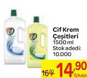 Cif Krem Çeşitleri 1500 ml image