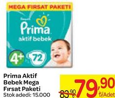 Prima Aktif Bebek Mega Fırsat Paketi image