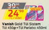 Vanish Gold Tül Sistem Tül 450gr + Parlatıcı 450ml image