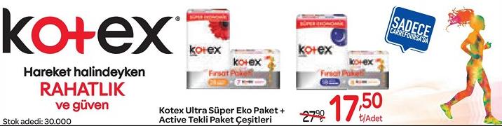 Kotex Ultra Süper Eko Paket + Active Tekli Paket Çeşitleri image